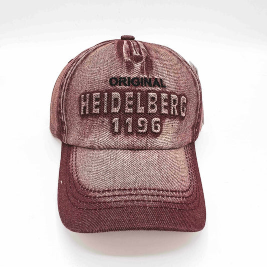 Basecap Heidelberg Classic – Bordeaux Denim